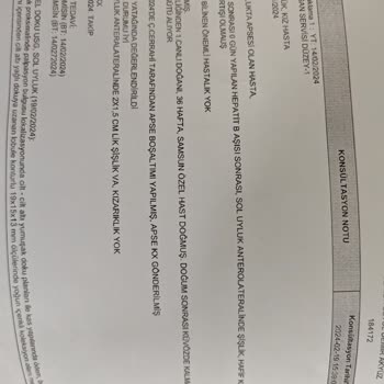 Samsun Medical Park Hastanesi Yanlış Aşı Sonrası Oluşan Enfeksiyon