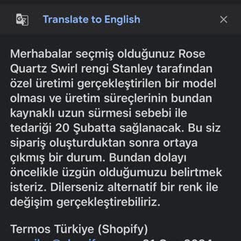 Termos Türkiye Kargo Gönderim Ve Zamanlama Problemi