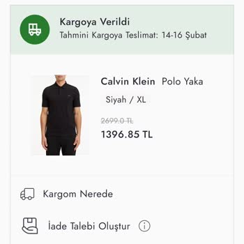 Boyner Aldığım Ürünü 1 Aydır Teslim Etmiyor