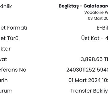 Banabilet Bilet Transfer Sorunu