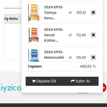 YKM Kitap Siparişim Kargolanmadı