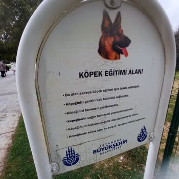 İBB - İstanbul Büyükşehir Belediyesi Köpek Eğitim Parkı Levha Sorunu Maltepe