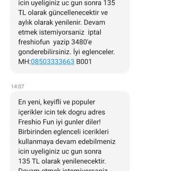 Freshio Fun Nedir Geri Ödeme Ve Üyelik İptali İstiyorum