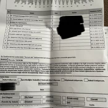 Dentaydın Diş Hastanesi Şikayeti