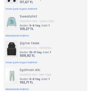 LCW Ödeme İşlemine Geçince Fiyat Farklılığı