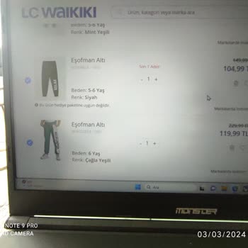 LCW Ödeme İşlemine Geçince Fiyat Farklılığı