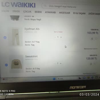 LCW Ödeme İşlemine Geçince Fiyat Farklılığı