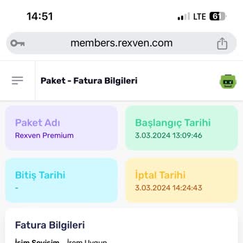 Rexven Para İademi İstiyorum