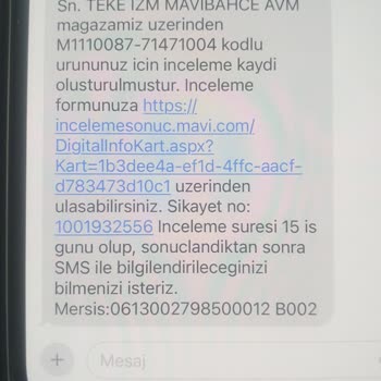 Mavi Ürün Kalitesizliği