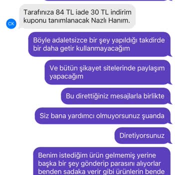 Getir Uygulamasının Tüketicinin Yanında Olmaması