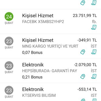 Garanti BBVA Facebook 31.000TL Habersiz Çekilmiş