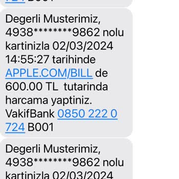 Apple İzinsiz Çekilen Paranın İadesi