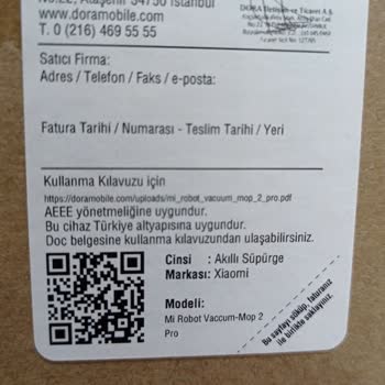 Xiaomi Robot Vaccum Mop 2 Su Sızdırıyor