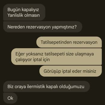 Tatilsepeti Kapalı Otele Rezervasyon