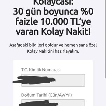 N Kolay Kolay Kredi Sıkıntılı