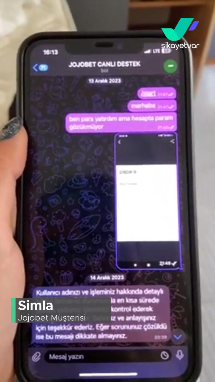 Jojobet Sitesine Para Gönderdim Fakat Param Uçtu İlgi Sıfır! videonun kapak resmi