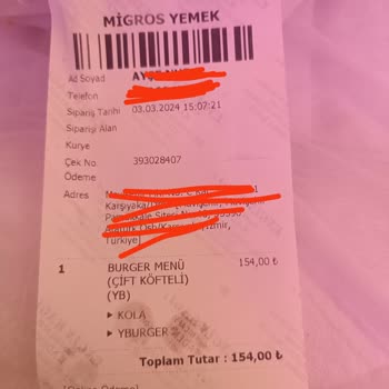 Köfteci Yusuf'tan Migros Yemek İle Verdiğim Sipariş Yanlış Geldi!