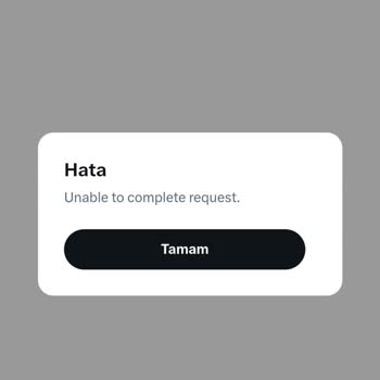 Twitter X Hesabıma Girerken Hata Veriyor