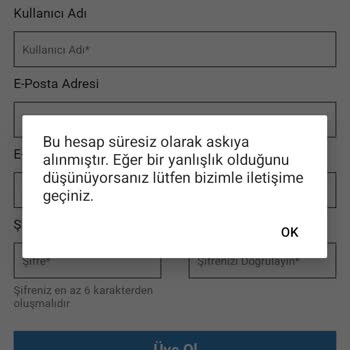 Mackolik Hesabım Süresiz Askıya Alındı