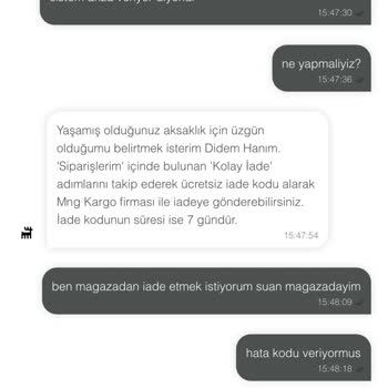 Karaca Züccaciye Karaca Uygulamasından Aldığım Ürünleri Mağazadan İade Edemiyorum!