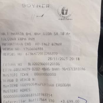 Caterpillar Ve Boyner Botumun Yırtılması