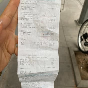 Eskişehir Espark Watsons Şikayet