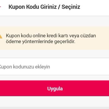 Yemeksepeti Nakit Ödemede Kupon Geçerlimi