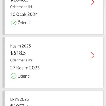Vodafone Yüksek Fatura Faiz