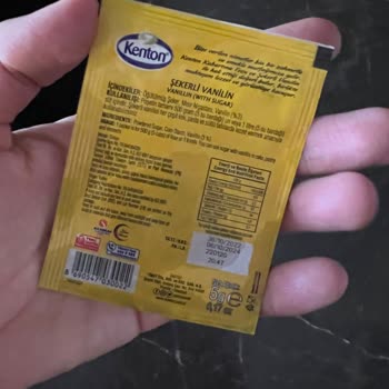 Kenton Şekerli Vanilin Paket Boş Çıktı