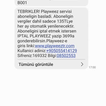 Playweez Faturama Yansıyan Yanlış Ücretlendirme