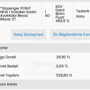 Slazenger Para İadesi Yapılmıyor