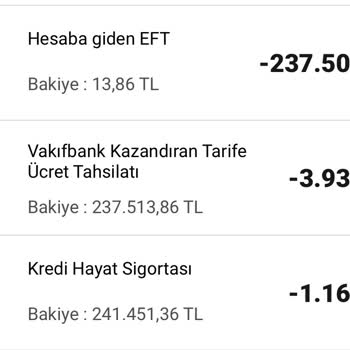 VakıfBank Kazandıran Tarife Kesinti Ücreti