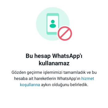 WhatsApp Hesabım İhlal Yedi