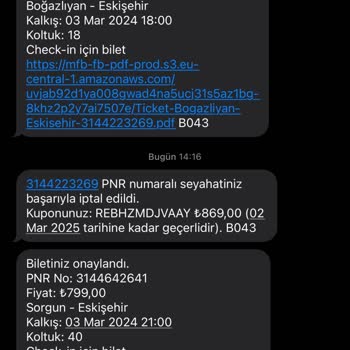 Kamil Koç Boğazlıyan-Eskişehir Yolculuğumda Yaşadığım Mağduriyet