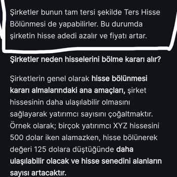 Midas Amerikan Borsaları Ters Hisse Bölünmesi Ve Hisse Yükselmemesi