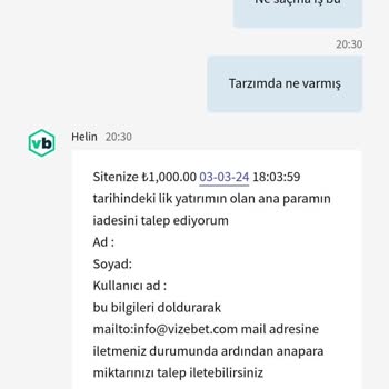 Vizebet Kazancımı Ana Paraya Çekti