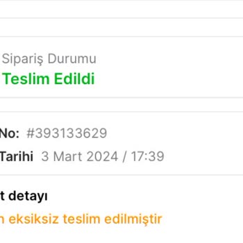 Migros Sipariş Ettiğim Ürünler Başka Adrese Teslim Edildi.