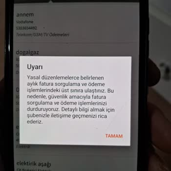 ING Bank Kafasına Göre Fatura İşlem Bloke Koyması
