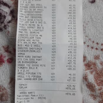 A101 Hadi Uygulamasında Yaptığım Alışveriş Gözükmüyor.