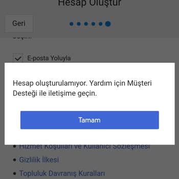 PlayStation Hesap Açma Sorunu