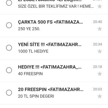 Mynet Ücretli Olduğundan Beri Spam Mailler Geliyor.
