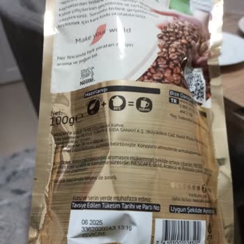 Nescafe Gold Paket İçi Ve Kalitesi