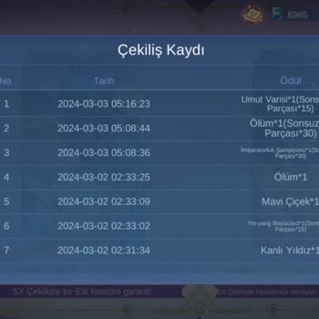 Mobile Legends Sürpriz Kutu Etkinlik Hata