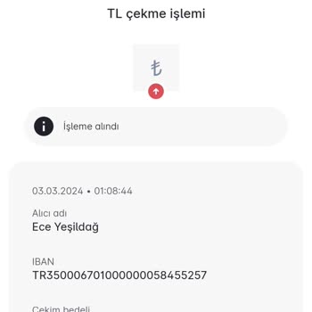 Paribu'dan Bekleyen Çekimim