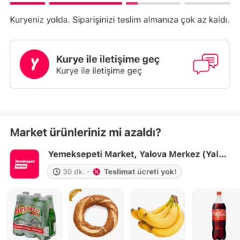 Yalova Vega Şubesi Pidem Ve Yemeksepeti Şikayeti