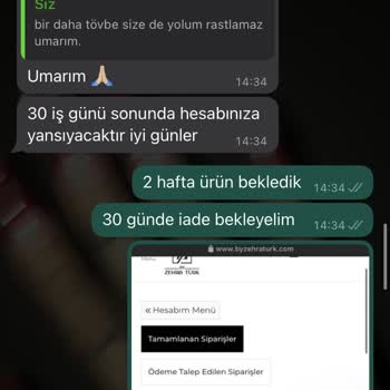 By Zehra Türk Siparişim Gelmedi Ve Para İadesi Yapılmadı!