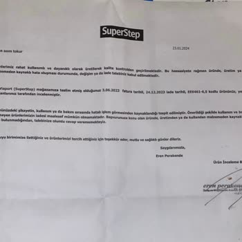 SuperStep Ayakkabı İnceleme Şikayet