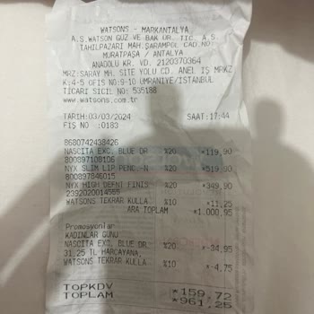 Watsons Etiketleri Zamanında Değiştirin