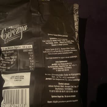 Çerezya Çekirdek İçinde Salyangoz