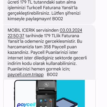VizyonMobil Hattımdan İzinsiz Ücret Kesintisi!